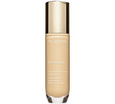 Clarins Everlasting Long-wearing Full Coverage Foundation, 1 Oz. In .w Cream