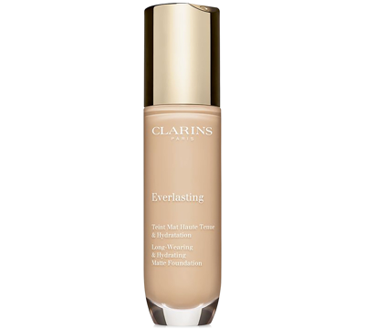 Clarins Everlasting Long-wearing Full Coverage Foundation, 1 Oz. In N Ivory