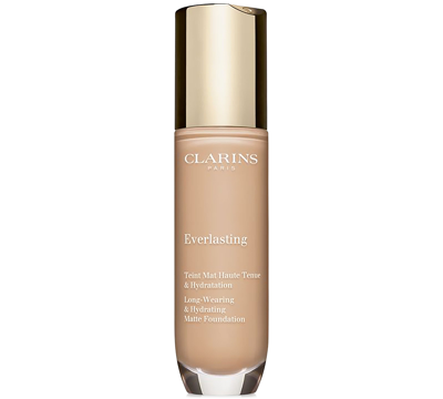 Clarins Everlasting Long-wearing Full Coverage Foundation, 1 Oz. In .c Porcelain