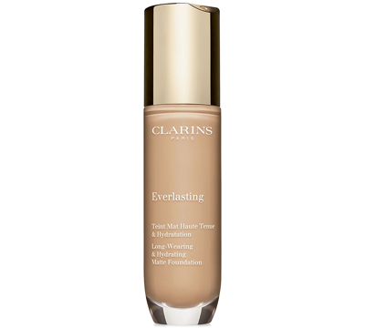 Clarins Everlasting Long-wearing Full Coverage Foundation, 1 Oz. In W Sand