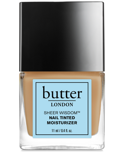 Butter London Sheer Wisdom Nail Tinted Moisturizer In Medium