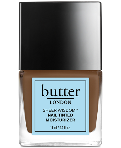 Butter London Sheer Wisdom Nail Tinted Moisturizer In Deep