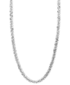 MACY'S SPARKLE CHAIN NECKLACE 18" (1-1/2MM) IN 14K WHITE GOLD