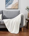 CANNON SOLID PLUSH OVERSIZED THROW, 60" X 80"