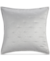 Hotel Collection Glint Quilted Sham, European, Created For Macy's Bedding In Slate