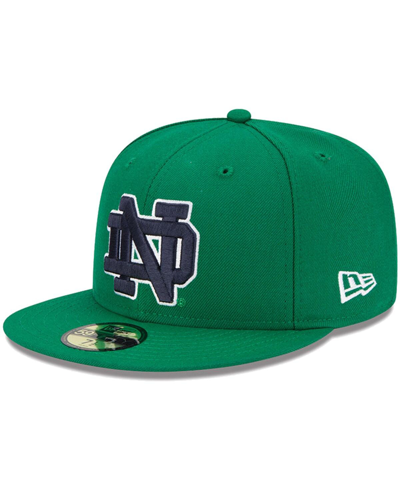 New Era Men's  Kelly Green Notre Dame Fighting Irish Ncaa Basic 59fifty Gcp Fitted Hat