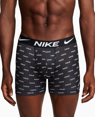 Nike Men's 3-pack Dri-fit Essential Micro Boxer Briefs In Multi-color