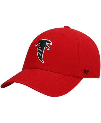 47 Brand Men's '47 Red Atlanta Falcons Clean Up Legacy Adjustable Hat