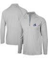 Levelwear Men's Gray Chicago White Sox Orion Historic Logo Raglan Quarter-zip Jacket In Gray