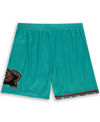 Mitchell & Ness Men's Mitchell Ness Turquoise Memphis Grizzlies Big Tall Hardwood Classics Team Swingman Shorts In Turquoise