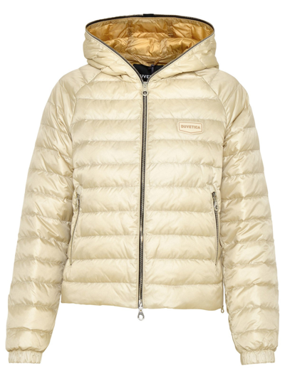 Duvetica Piumino Caroma In Nylon Beige In Beige
