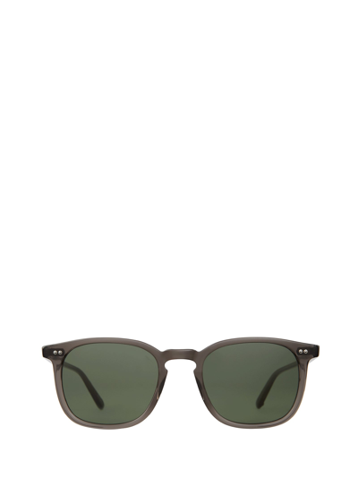Garrett Leight Ruskin Sun Eco Charcoal/eco G15 Sunglasses In Bio Charcoal/bio G15