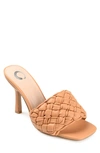 Journee Collection Raquelah Braided Sandal In Tan