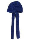 Oseree Oséree Metallic Effect Twist Detailed Turban Hat In Blue