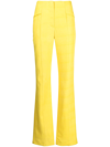 De La Vali Charlie Tailored Trousers In Gelb