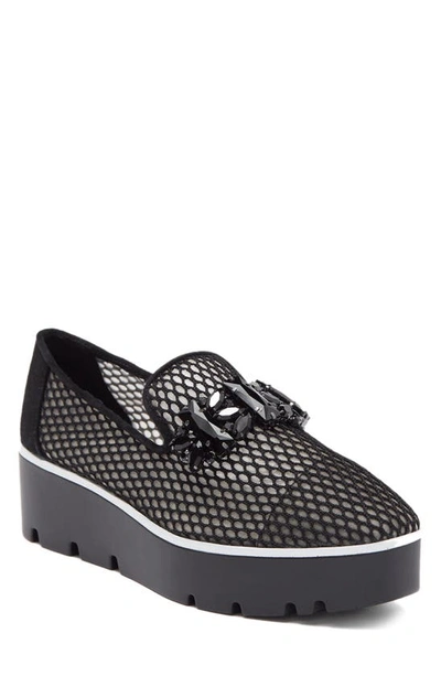 Karl Lagerfeld Bri Platform Loafer In Black