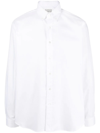 Maison Margiela Button-down Cotton Shirt In White