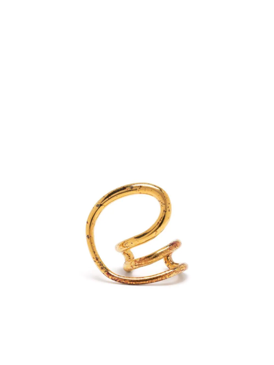 Charlotte Chesnais Round Trip Ear Cuff In Gold