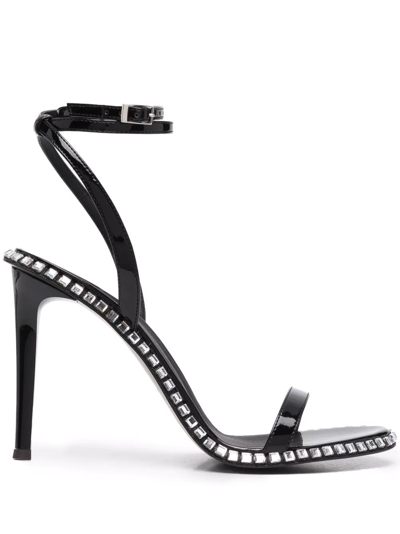 Giuseppe Zanotti Bellatriks Rhinestone Sandals In Black