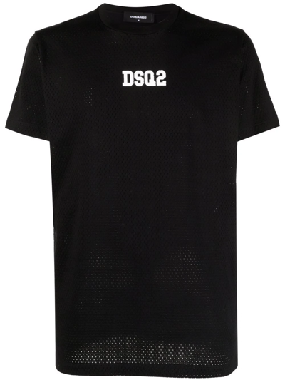 Dsquared2 Logo-print T-shirt In Black