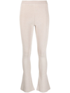 JACQUEMUS FLARED KNITTED TROUSERS