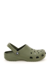 Crocs Classic Mens Army Green Clogs In Khaki
