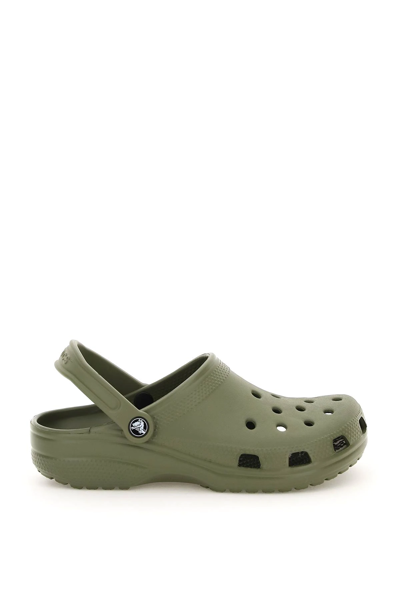 Crocs Classic Mens Army Green Clogs