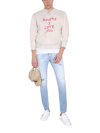 Dsquared2 Printed Sweatshirt In Grey