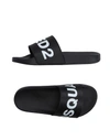 Dsquared2 Icon Pool Sliders In 黑色