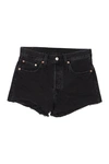 Levi's Levis 501 Original Cutoff Shorts In Lunar Black