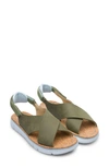 Camper Oruga Crossover Sandals In Green