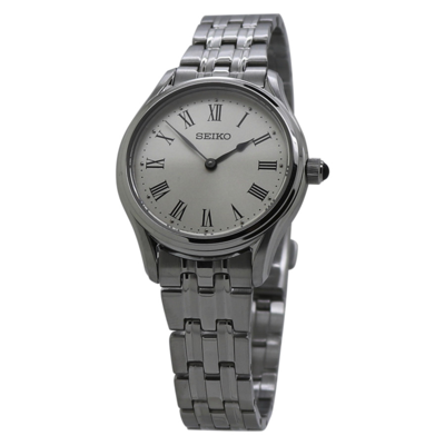 Seiko Quartz Cream Dial Ladies Watch Swr069p1 In Black / Cream