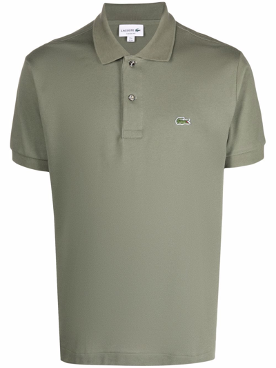 Lacoste Classic Fit L.12.12 Mens Short Sleeve Polo Shirt In Green