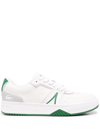 Lacoste Men's L001 Color Blocked Lace Up Sneakers In White