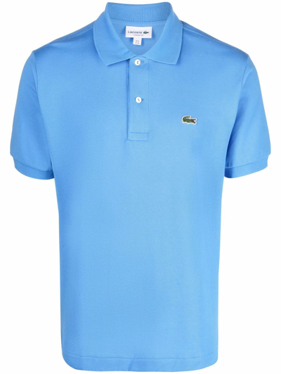 Lacoste Basic Polo Shirt With Logo In Sky Blue