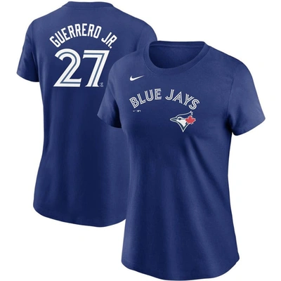 Nike Women's Vladimir Guerrero Jr. Royal Toronto Blue Jays Name Number T-shirt In Rush Blue