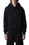 Mackage Flock-logo Hooded Sweatshirt In Black