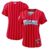 NIKE NIKE RED MIAMI MARLINS CITY CONNECT REPLICA JERSEY