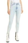 Rag & Bone Nina High Waist Skinny Jeans In Mica
