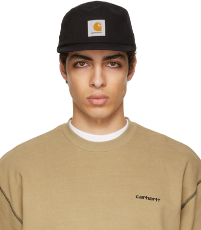 Carhartt Logo-patch Trucker Hat In Black