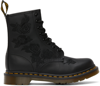 Dr. Martens' 1460 Vonda Mono Floral Stiefeletten In Black