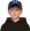 OFF-WHITE KIDS BLUE MONSTER BASEBALL CAP