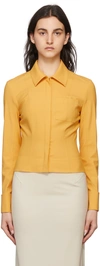 Jacquemus Orange 'la Chemise Pina' Shirt In 750 Orange