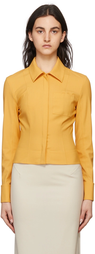 Jacquemus Orange 'la Chemise Pina' Shirt
