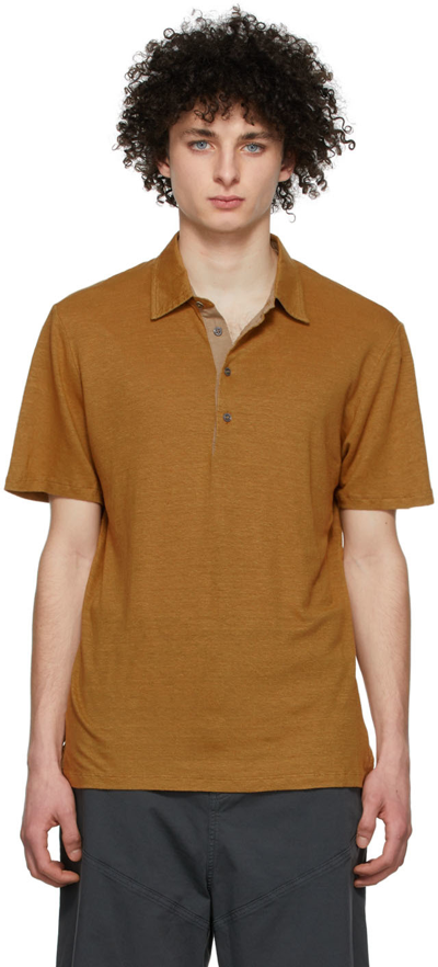 Barena Venezia Brown Scalmana Carlino Polo In Bamboo