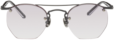 Matsuda Black M3117 Sunglasses In Purple