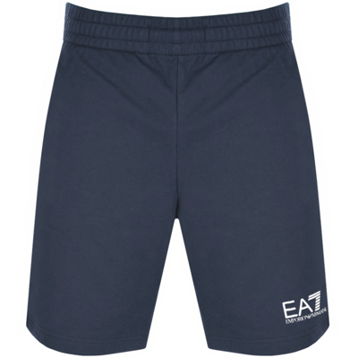 Ea7 Armani  Core Id Jersey Shorts In Navy In Blue
