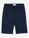 DEREK ROSE DEREK ROSE MEN'S SWEAT SHORTS QUINN COTTON MODAL NAVY