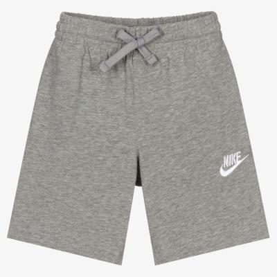 Nike Kids' Boys Grey Logo Shorts