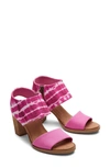 TOMS MAJORCA BLOCK HEEL SANDAL